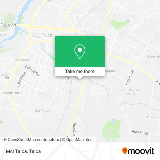 Mci Talca map