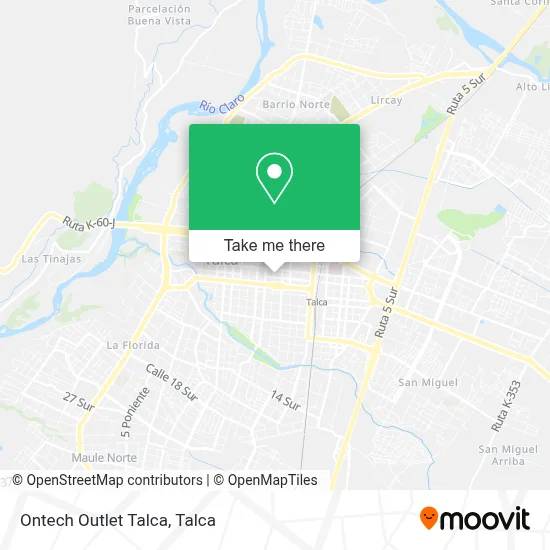 Ontech Outlet Talca map
