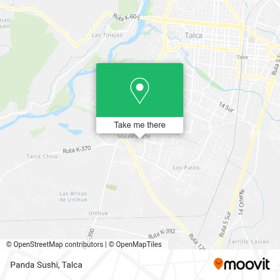 Panda Sushi map