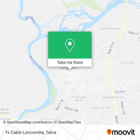 Tv Cable Loncomilla map