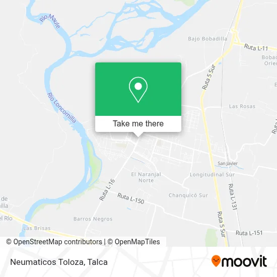 Neumaticos Toloza map