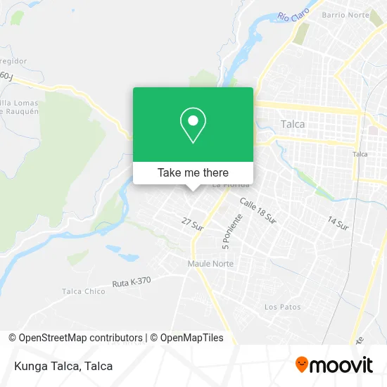 Kunga Talca map