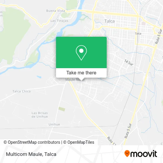 Multicom Maule map