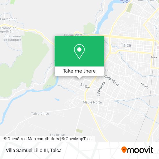 Mapa de Villa Samuel Lillo III