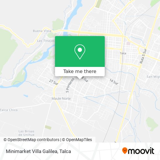 Mapa de Minimarket Villa Galilea