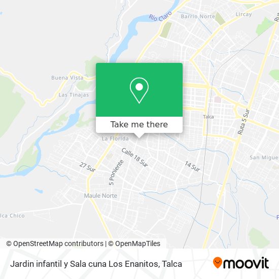 Mapa de Jardin infantil y Sala cuna Los Enanitos