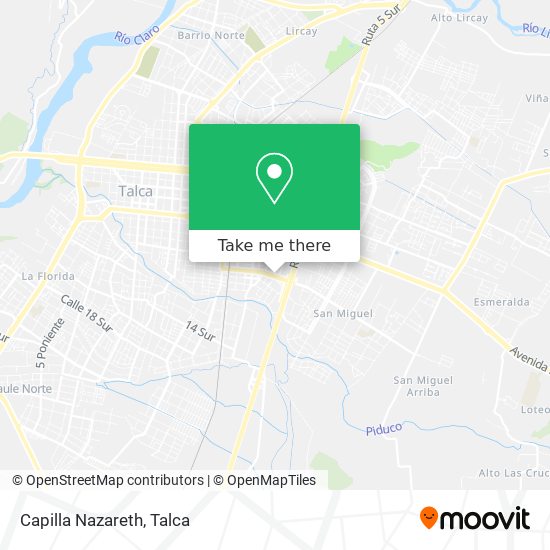 Mapa de Capilla Nazareth