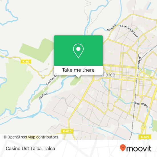 Casino Ust Talca map