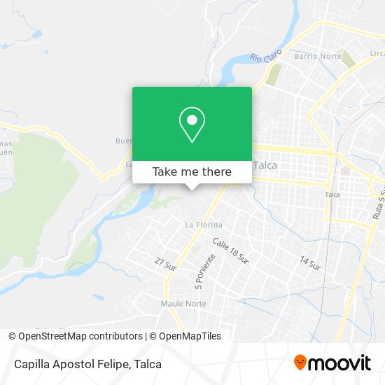 Capilla Apostol Felipe map