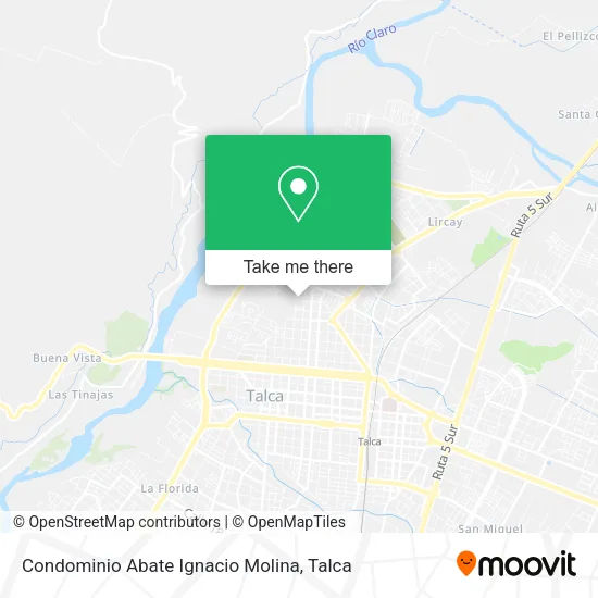 Mapa de Condominio Abate Ignacio Molina