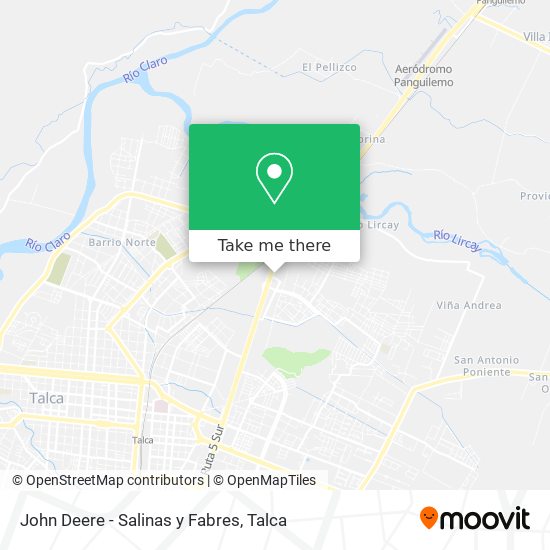 John Deere - Salinas y Fabres map