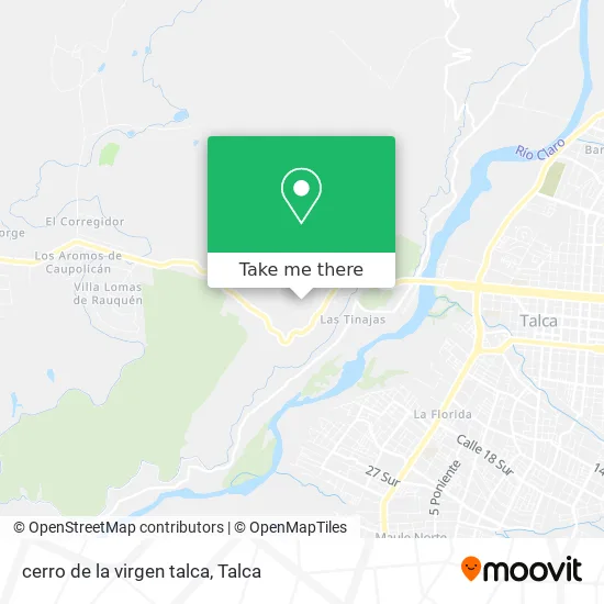 cerro de la virgen talca map