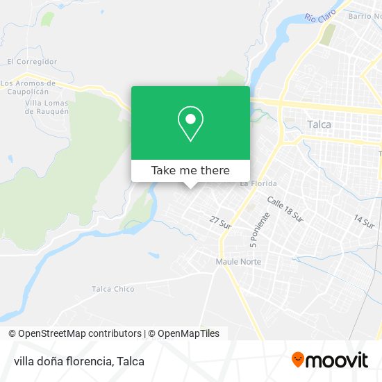 villa doña florencia map