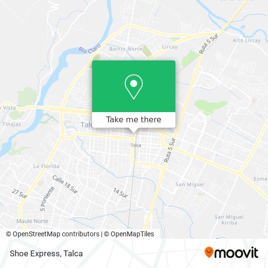 Shoe Express map