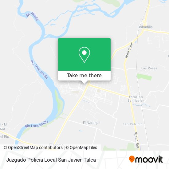 Juzgado Policia Local San Javier map