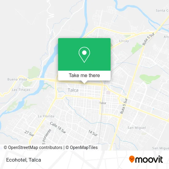 Ecohotel map