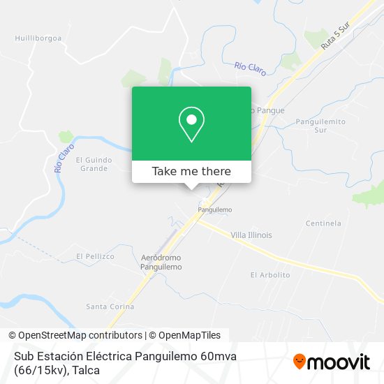 Sub Estación Eléctrica Panguilemo 60mva (66 / 15kv) map