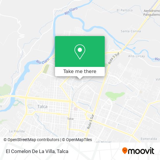 Mapa de El Comelon De La Villa