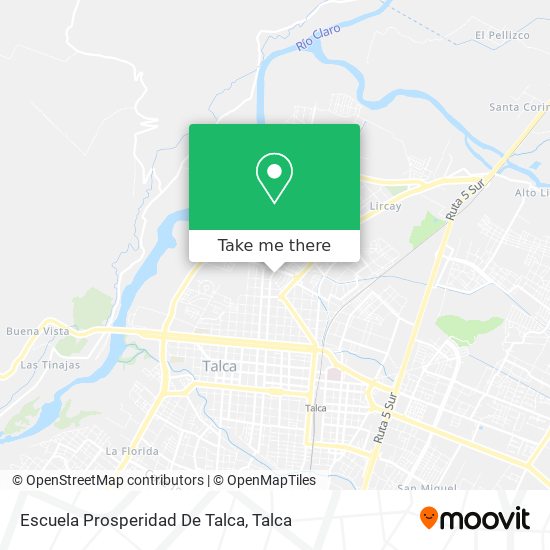Escuela Prosperidad De Talca map