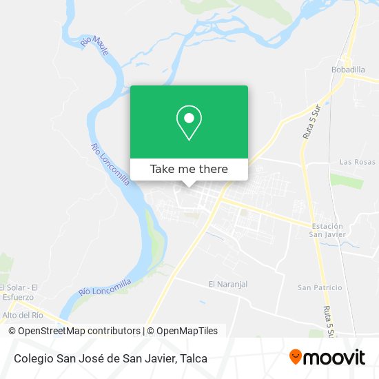 Mapa de Colegio San José de San Javier