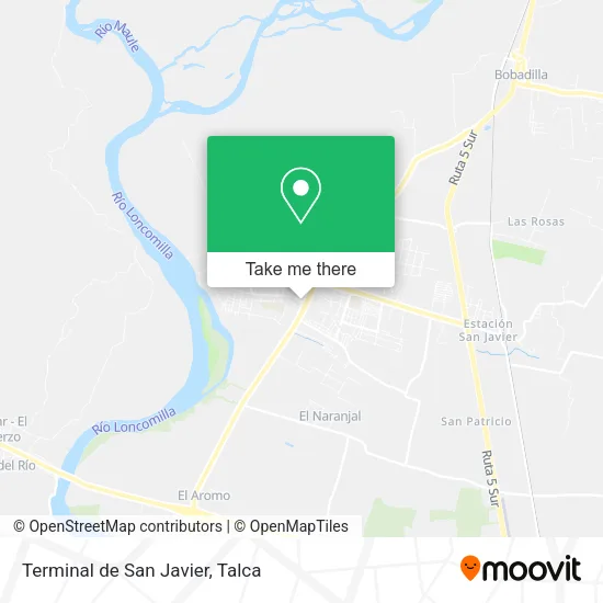 Terminal de San Javier map