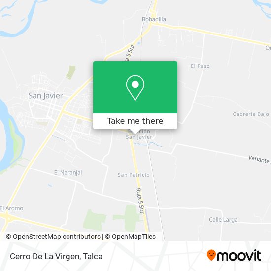 Mapa de Cerro De La Virgen