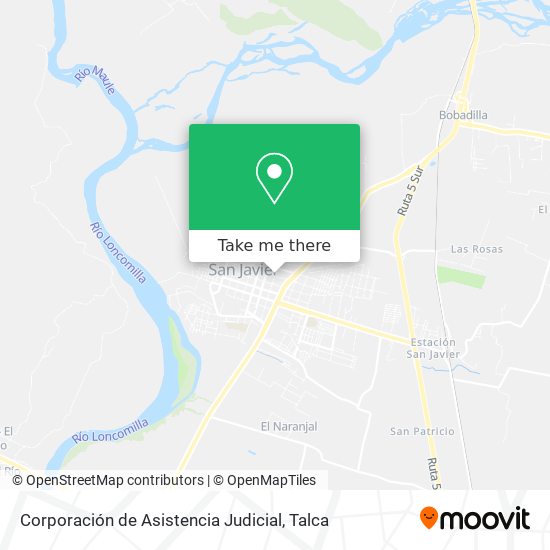 Mapa de Corporación de Asistencia Judicial