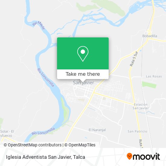 Iglesia Adventista San Javier map
