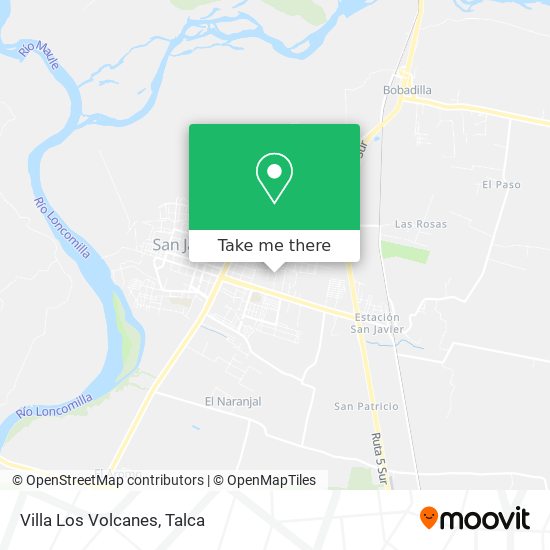Mapa de Villa Los Volcanes