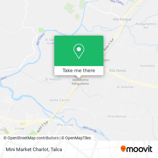 Mapa de Mini Market Charlot