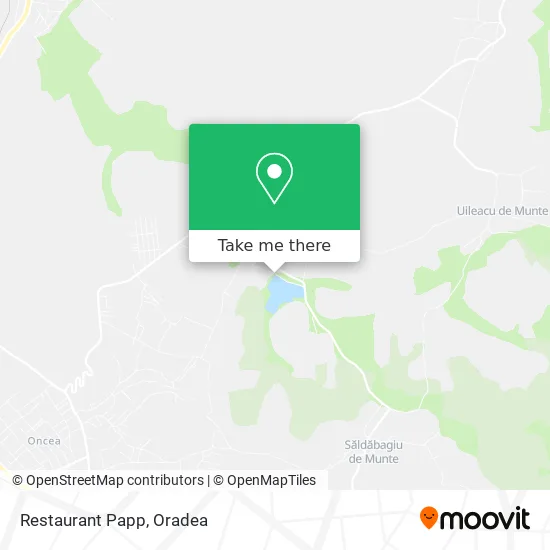 Restaurant Papp map