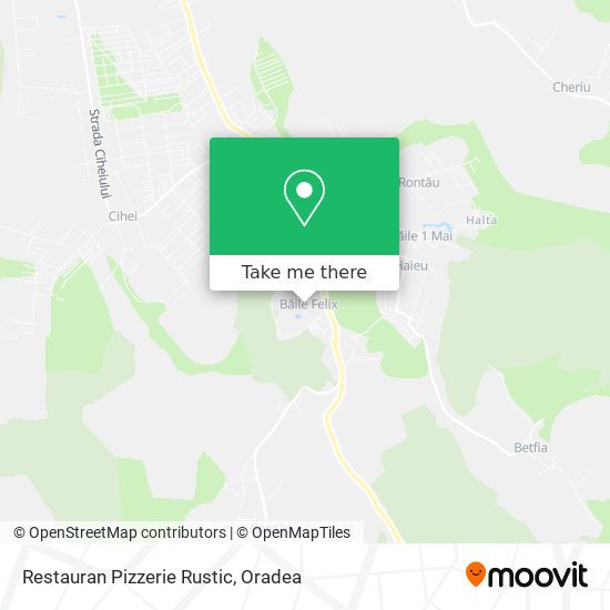 Restauran Pizzerie Rustic map