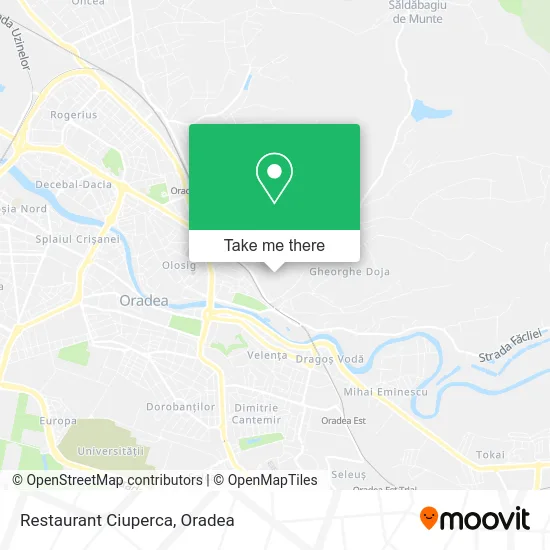 Restaurant Ciuperca map