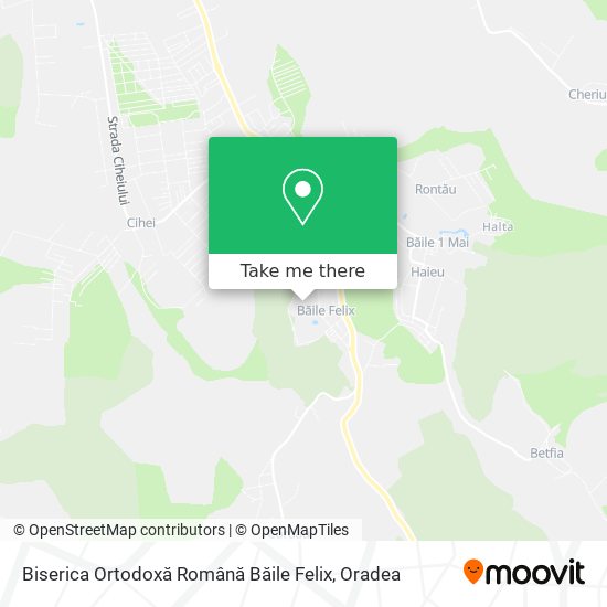 Biserica Ortodoxă Română Băile Felix map