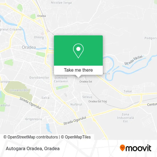 Autogara Oradea map