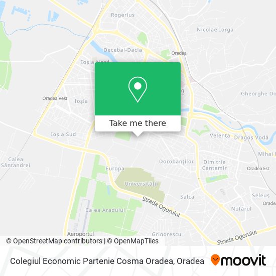 Colegiul Economic  Partenie Cosma  Oradea map
