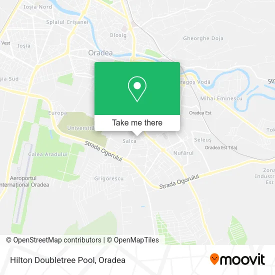 Hilton Doubletree Pool map