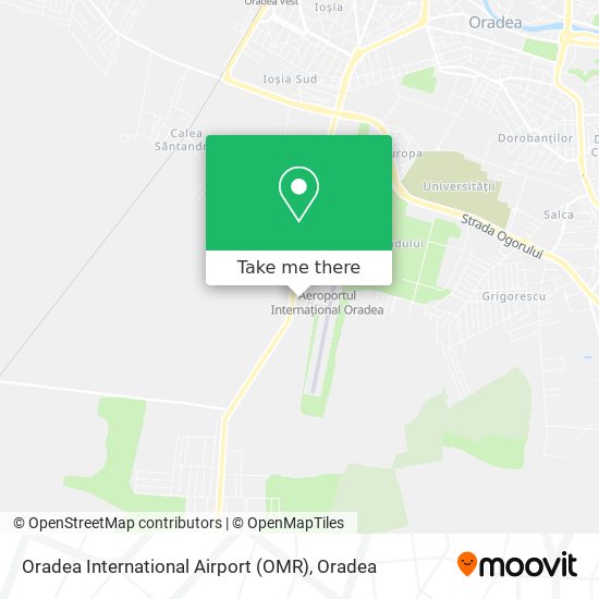 Oradea International Airport (OMR) map