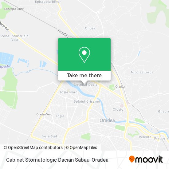 Cabinet Stomatologic Dacian Sabau map
