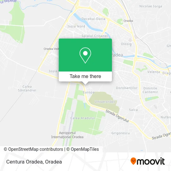 Centura Oradea map