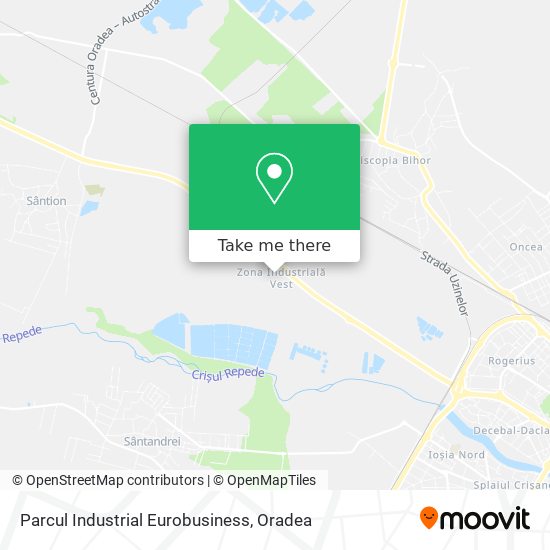 Parcul Industrial Eurobusiness map