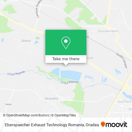Eberspaecher Exhaust Technology Romania map