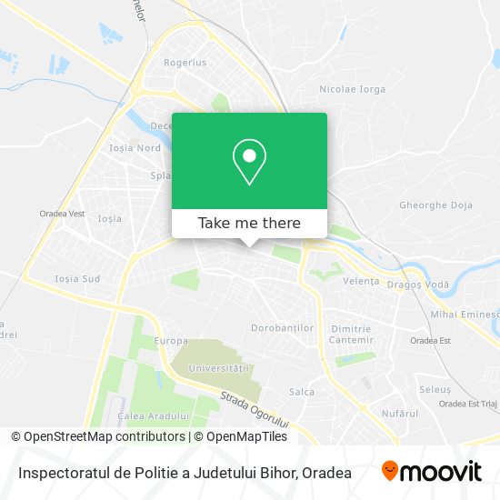Inspectoratul de Politie a Judetului Bihor map