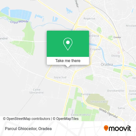 Parcul Ghioceilor map