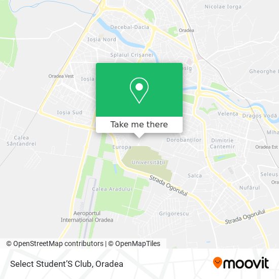 Select Student’S Club map