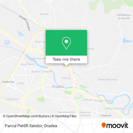 Parcul Petőfi Sándor map