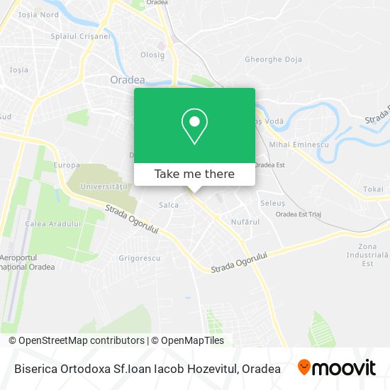 Biserica Ortodoxa Sf.Ioan Iacob Hozevitul map