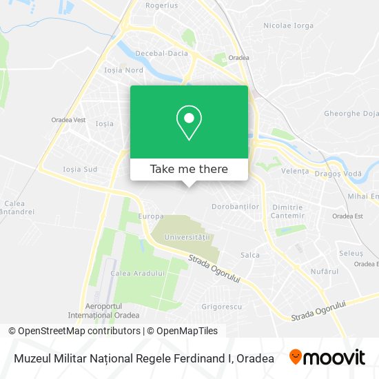 Muzeul Militar Național Regele Ferdinand I map