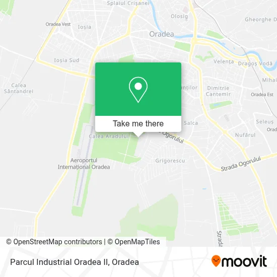 Parcul Industrial Oradea II map