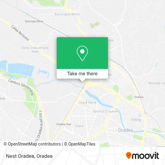 Nest Oradea map